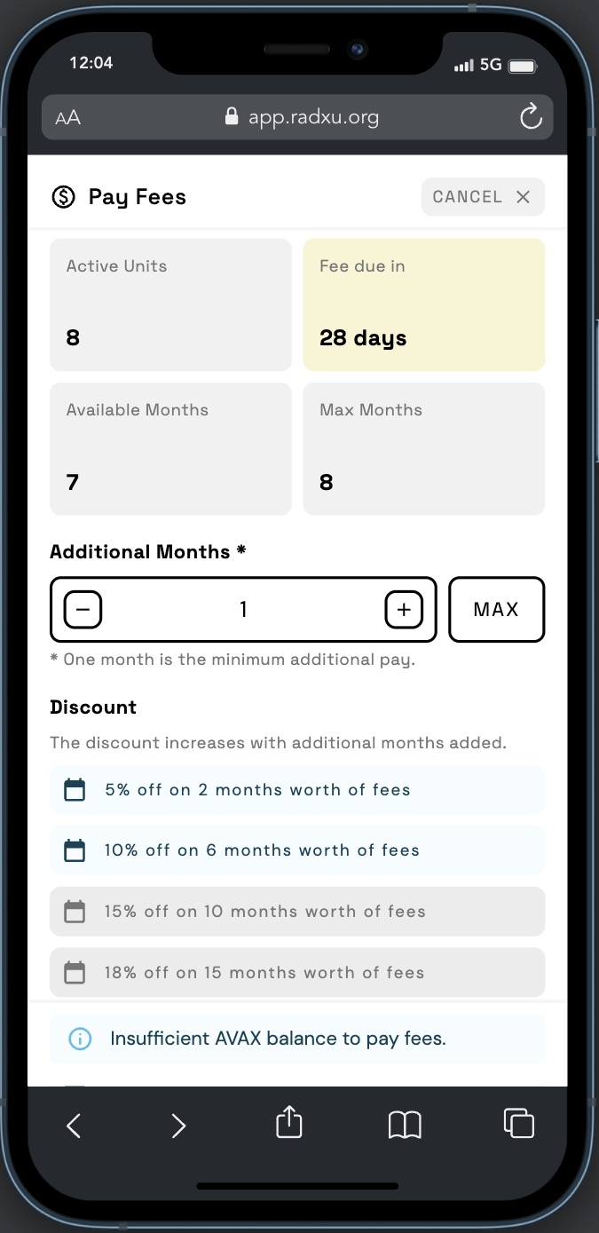 Radxu dApp Mobile 13